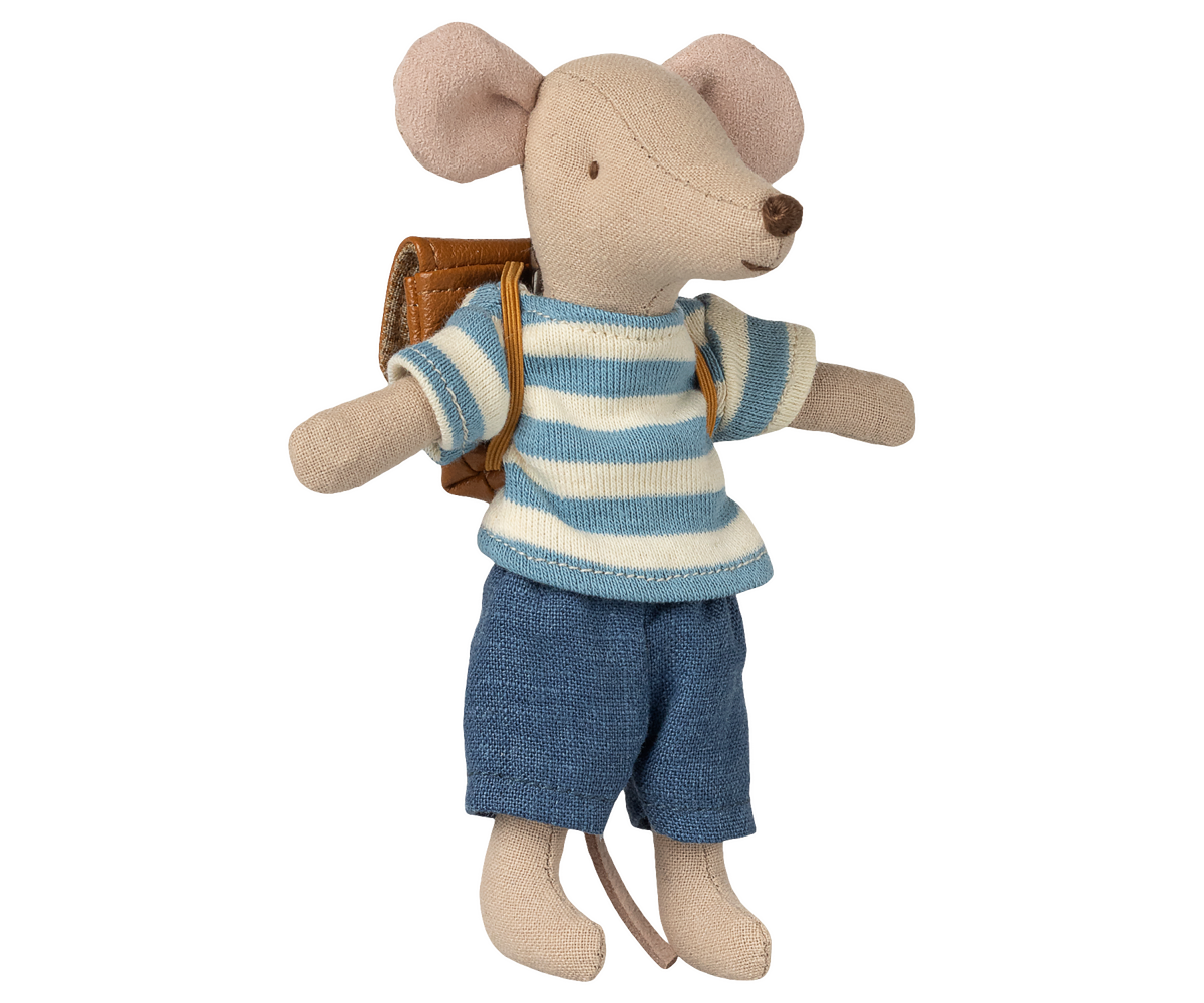 Clothes and bag, Big brother mouse - Brown