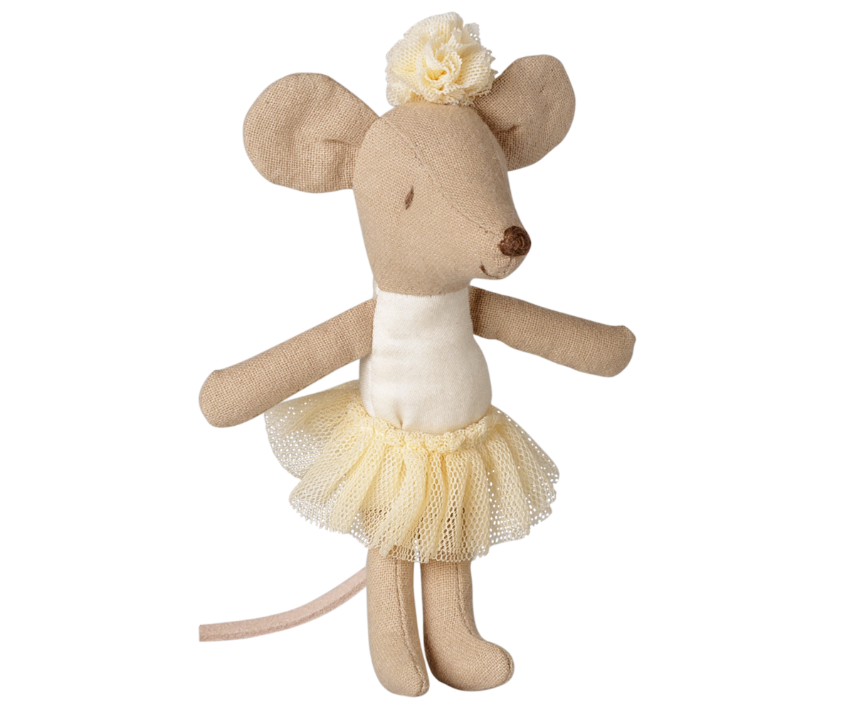 Ballerina mouse, Little sister - Off white