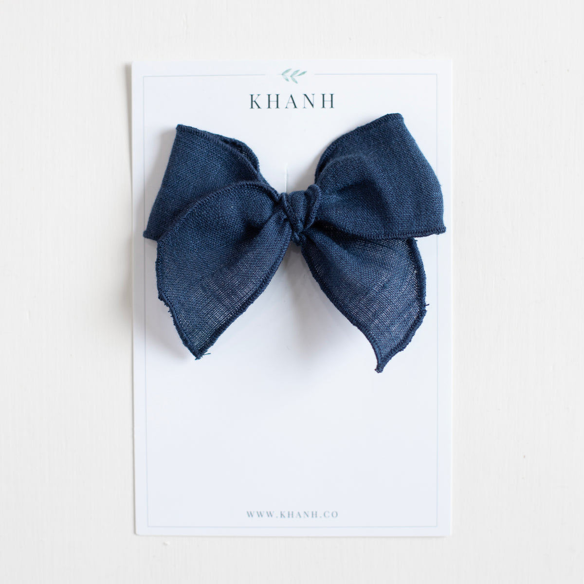 Denim|| Medium Whimsical Bow