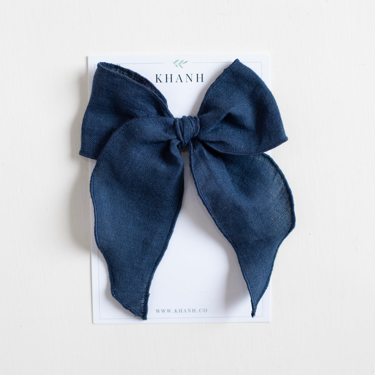 Denim || Oversized Whimsical Bow