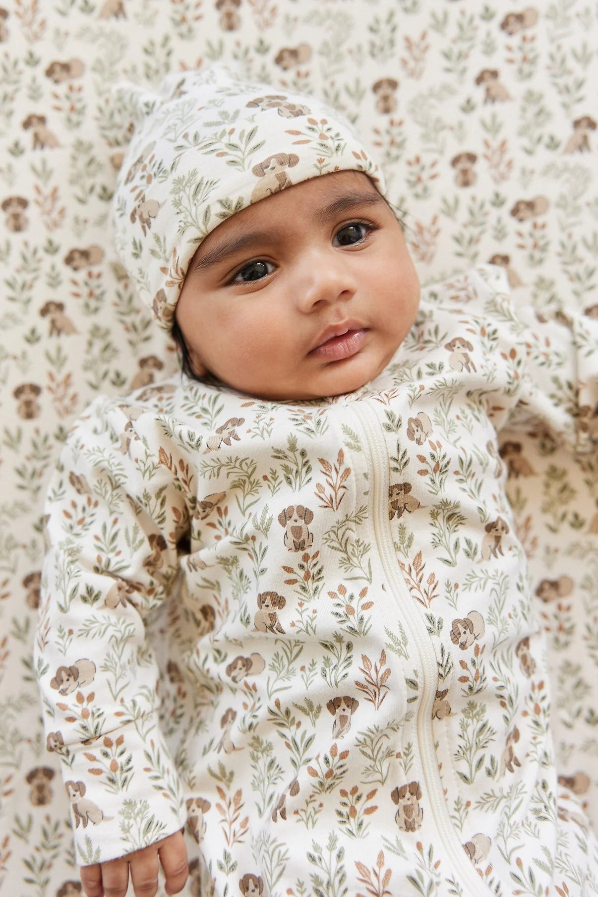 Organic Cotton Reese Zip Onepiece || Charlie's Backyard