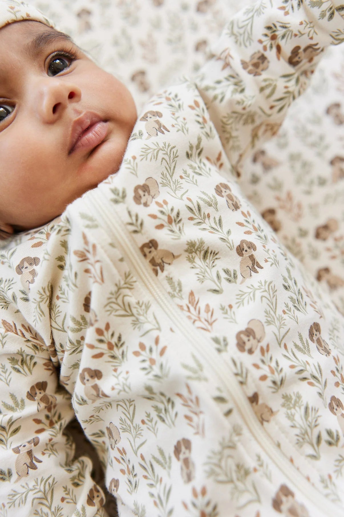 Organic Cotton Reese Zip Onepiece || Charlie's Backyard