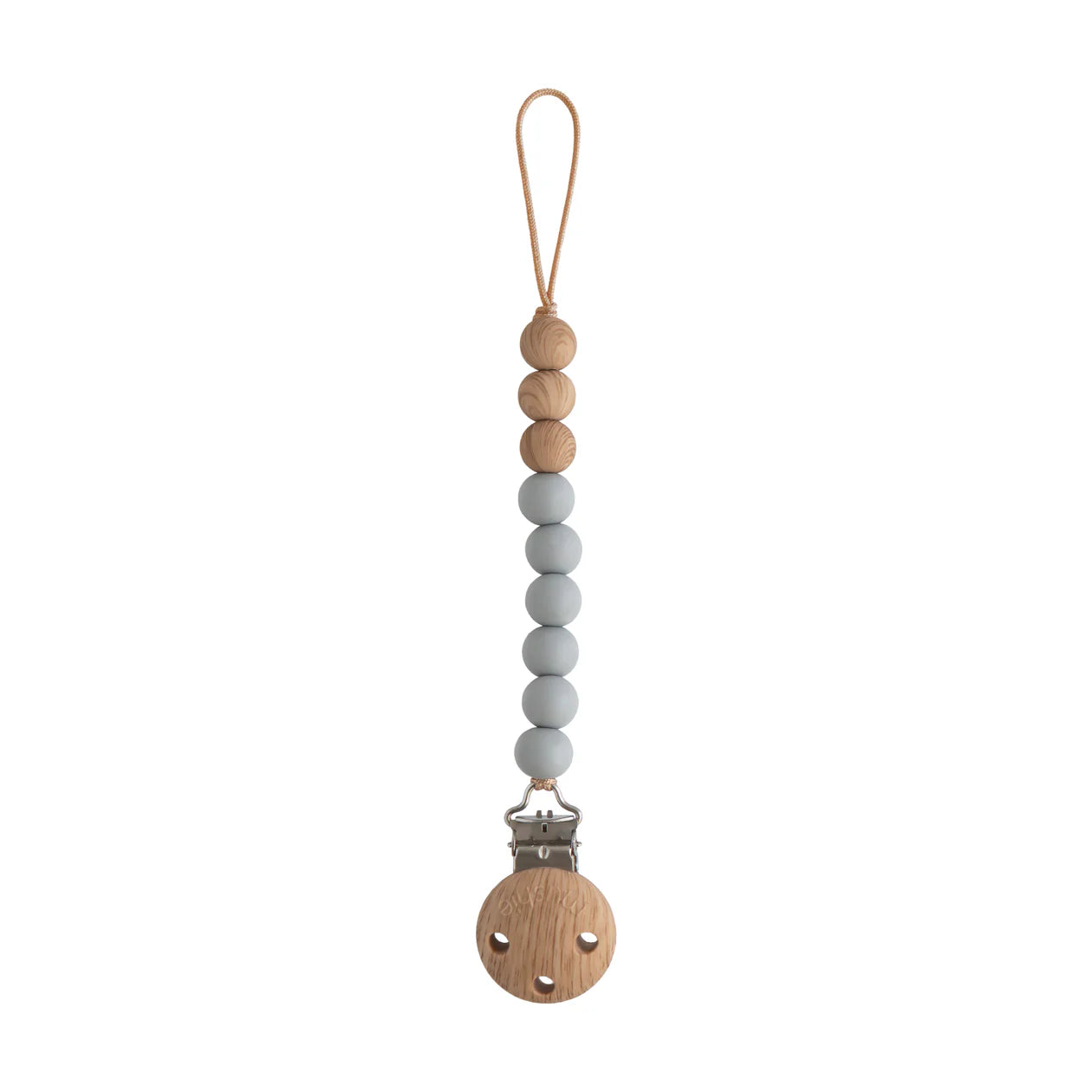 Silicone Pacifier Clip || Eva - Stone