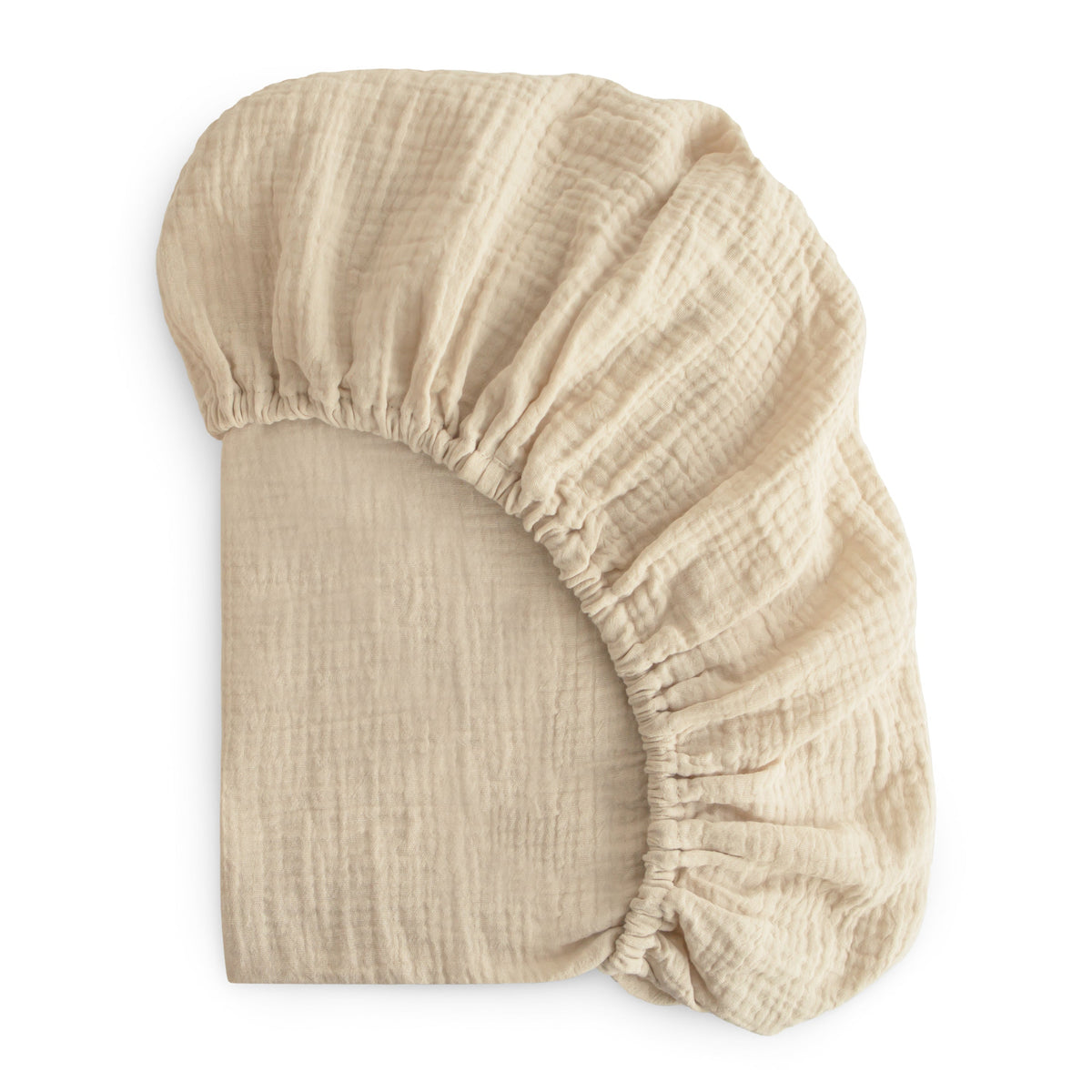 Extra Soft Muslin Crib Sheet | Fog