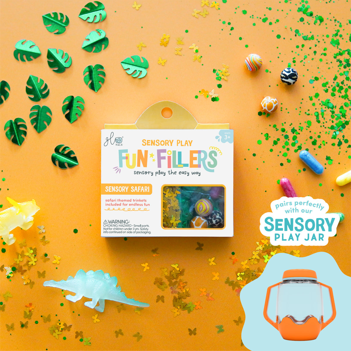 Sensory Jar Filler Pack - Safari Fun