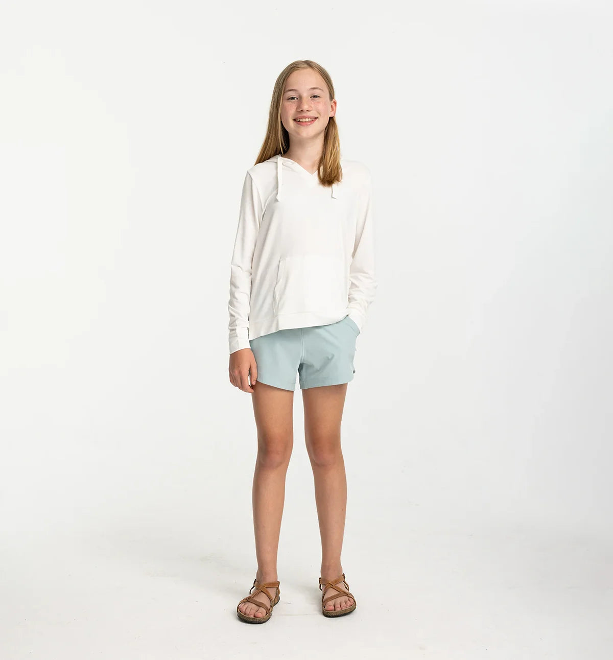 Girls' Pull-On Breeze Short || Sea Glass - Youth