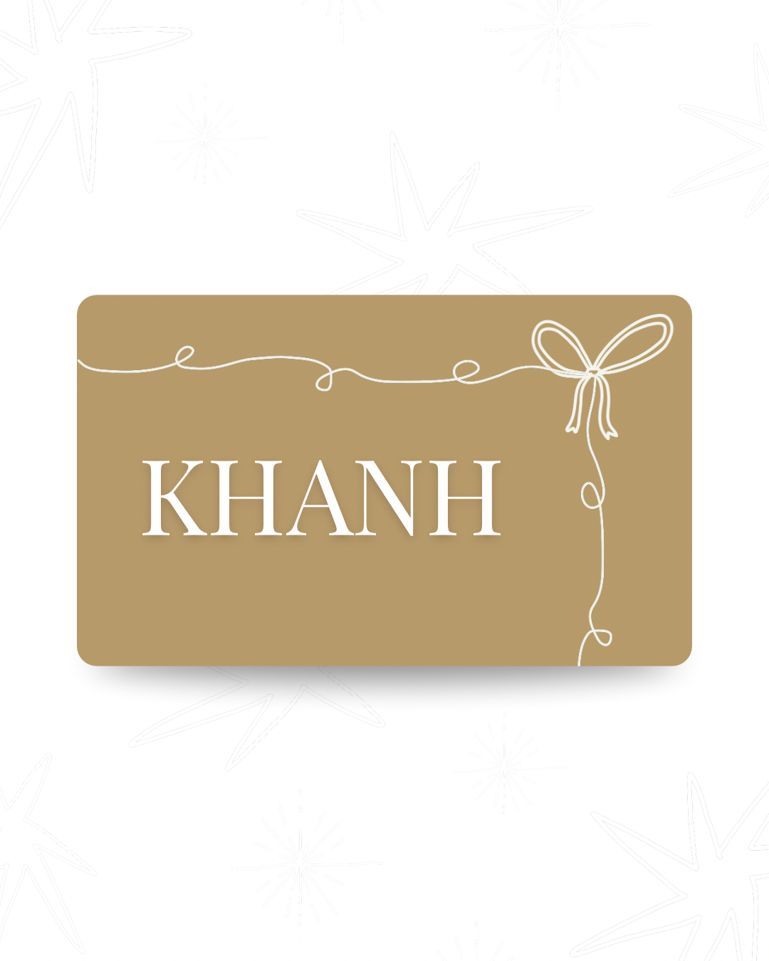 Khanh E-Gift Card