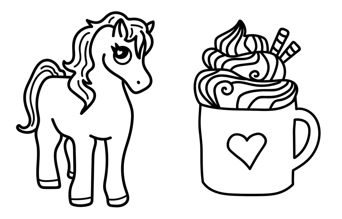 MY GREAT BIG UNICORN COLORING BOOK