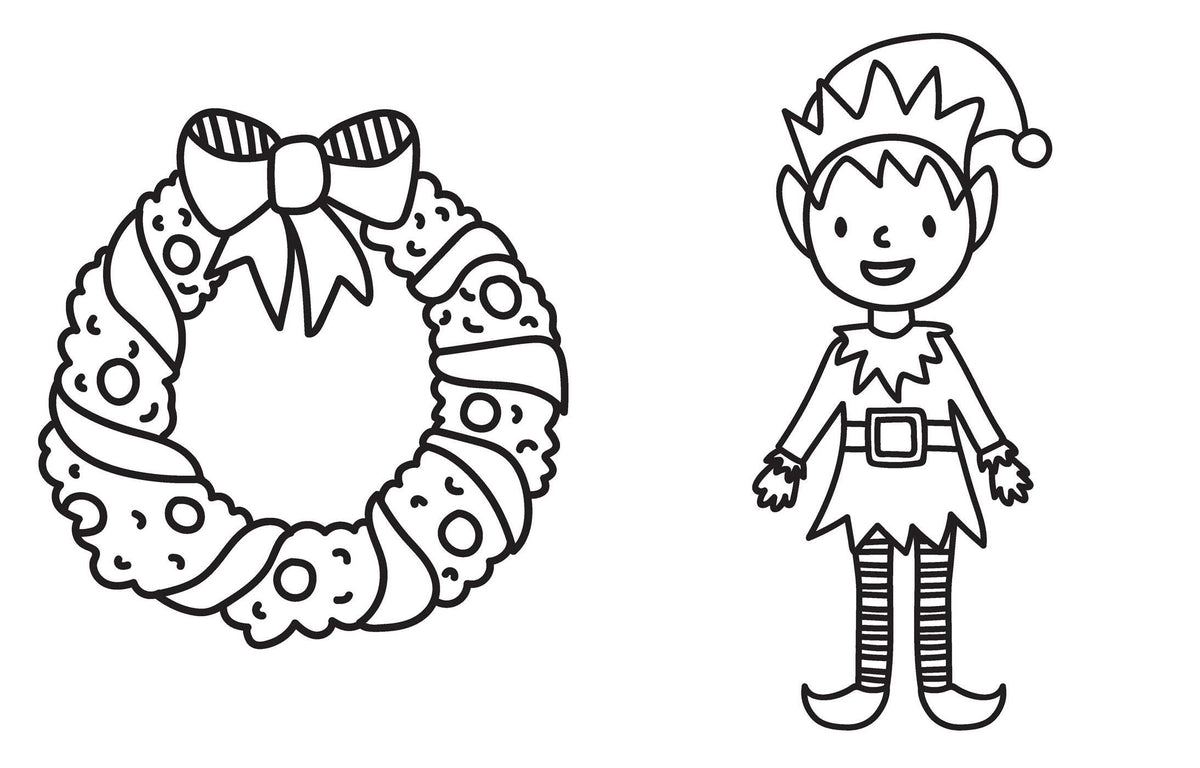 My Busy Christmas Coloring Book