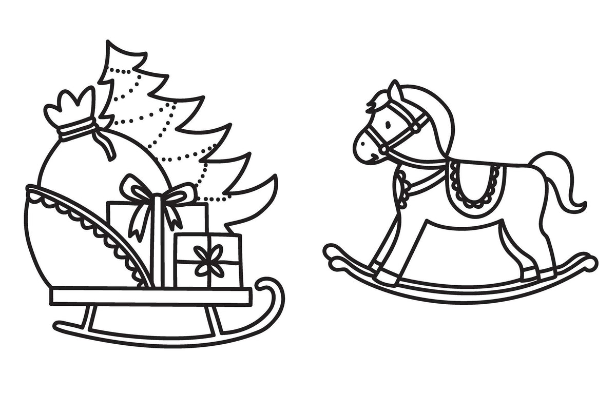 My Busy Christmas Coloring Book
