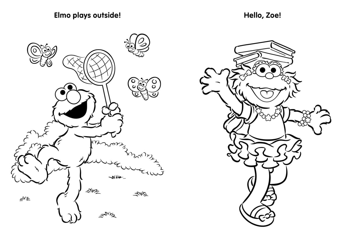 Sesame Street: My First Big Book of Coloring