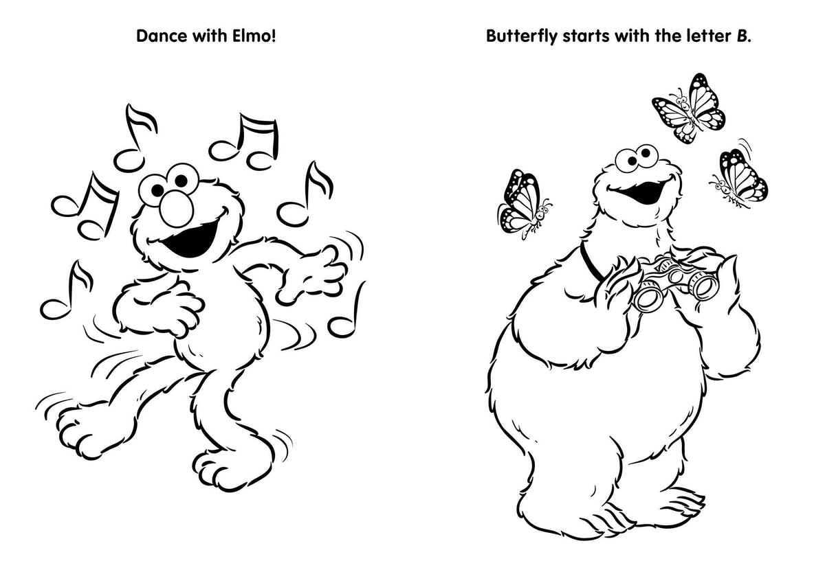 Sesame Street: My First Big Book of Coloring