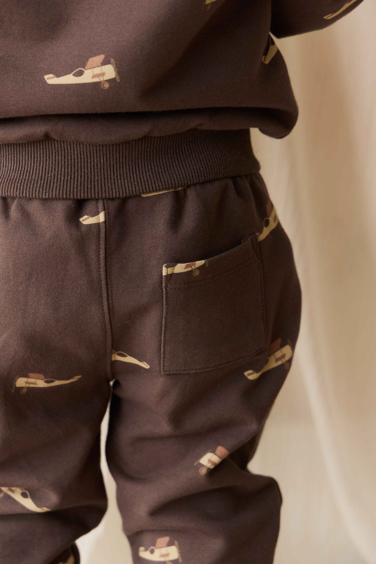 Organic Cotton Dominic Track Pant || Pilot Planes Bistre
