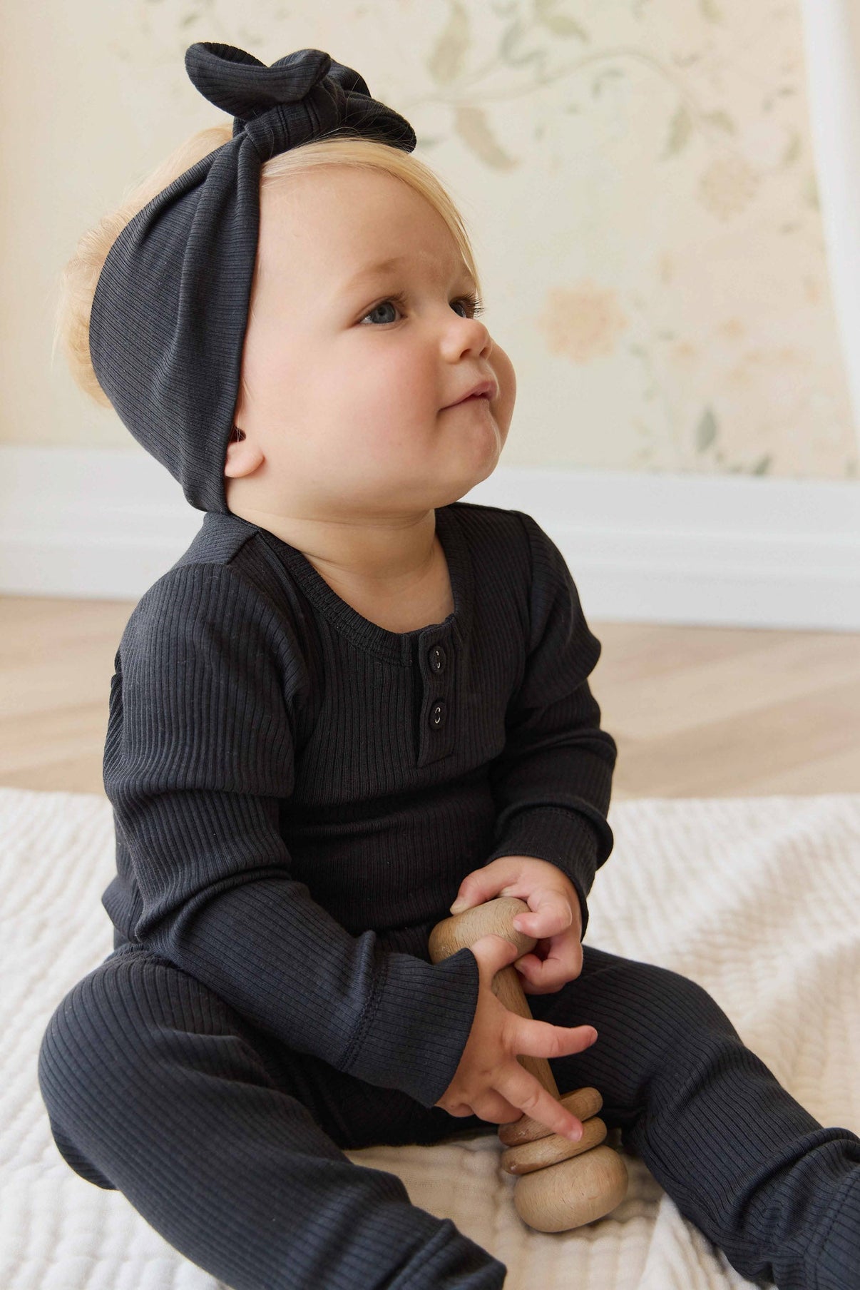Organic Cotton Modal Everyday Legging - Ebony