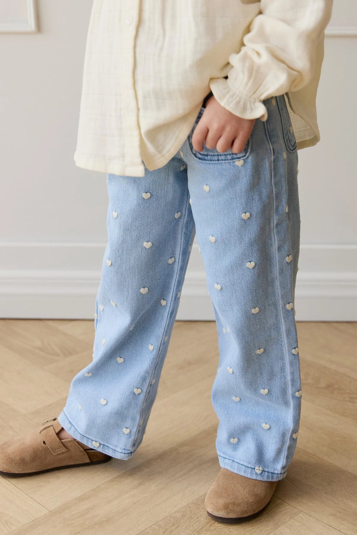 Yvette Pant || Petite Heart Denim