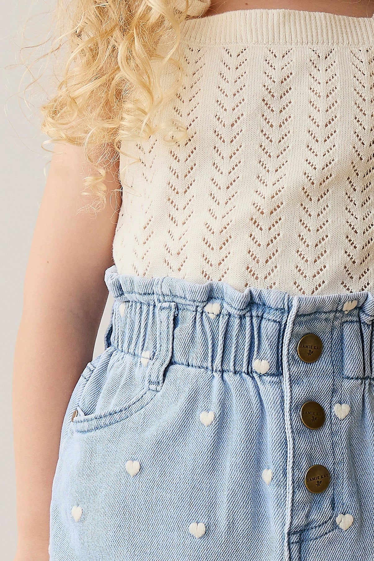 Aria Knitted Singlet || Parchment