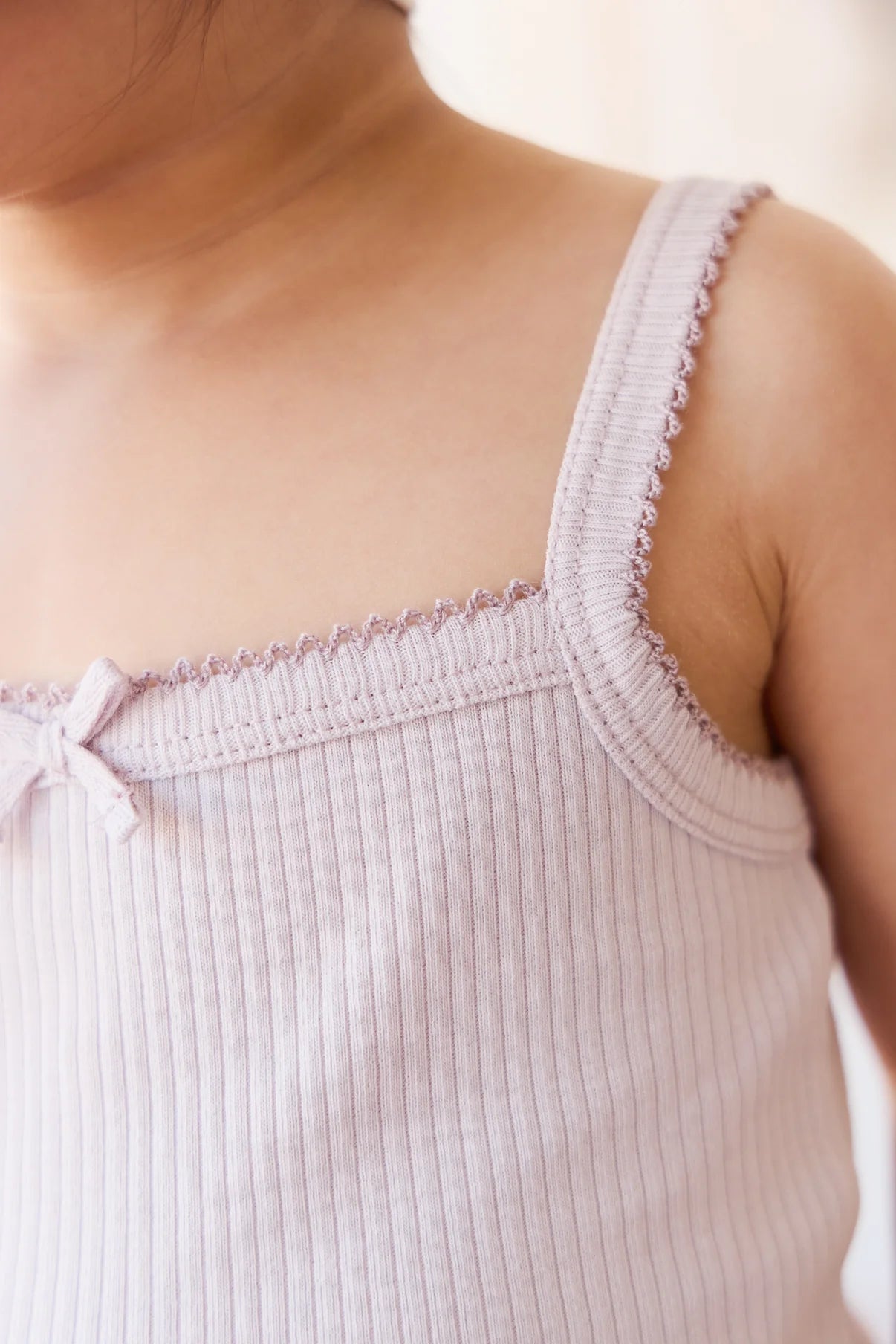 Organic Cotton Modal Singlet || Luna - LAST ONE 7Y