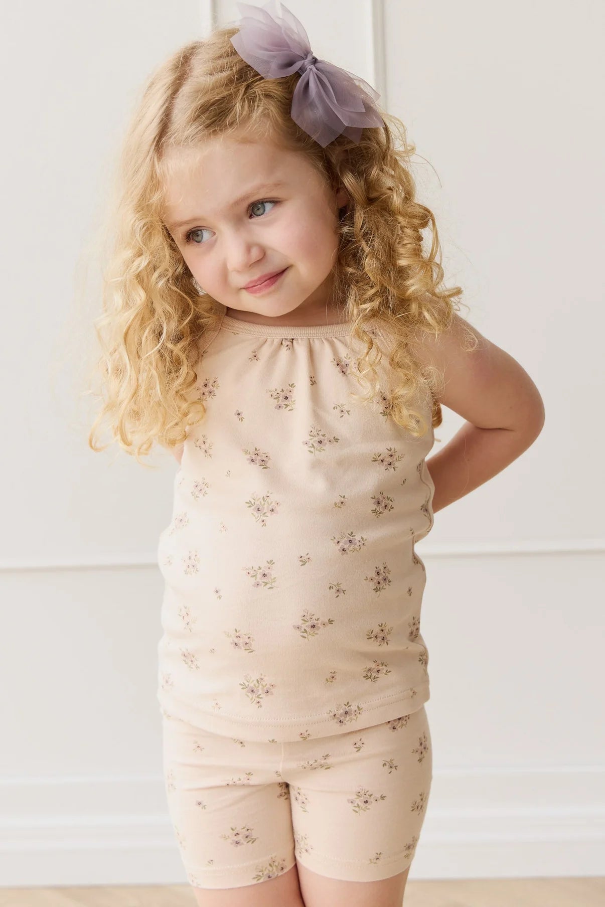 Organic Cotton Casey Top || Goldie Bouquet Pink