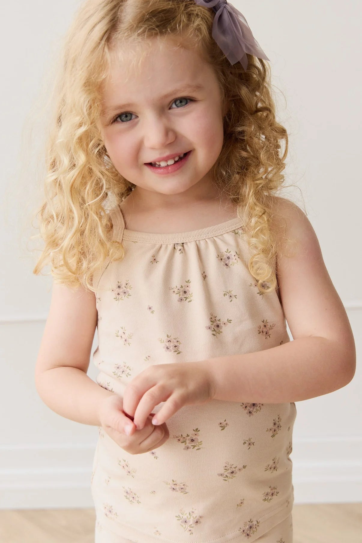 Organic Cotton Casey Top || Goldie Bouquet Pink