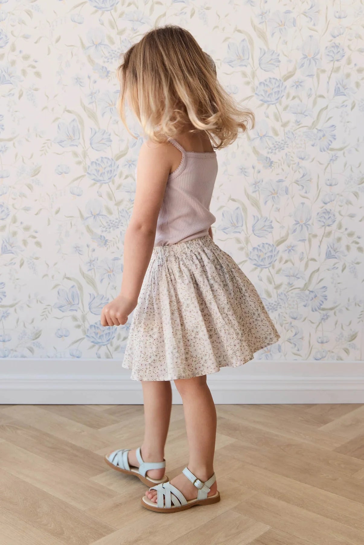 Organic Cotton Melanie Skirt || Fifi Violet
