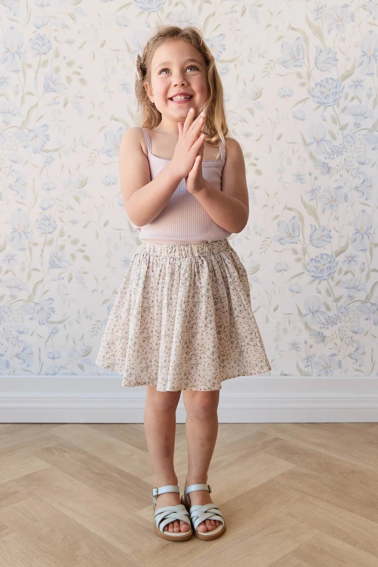Organic Cotton Melanie Skirt || Fifi Violet