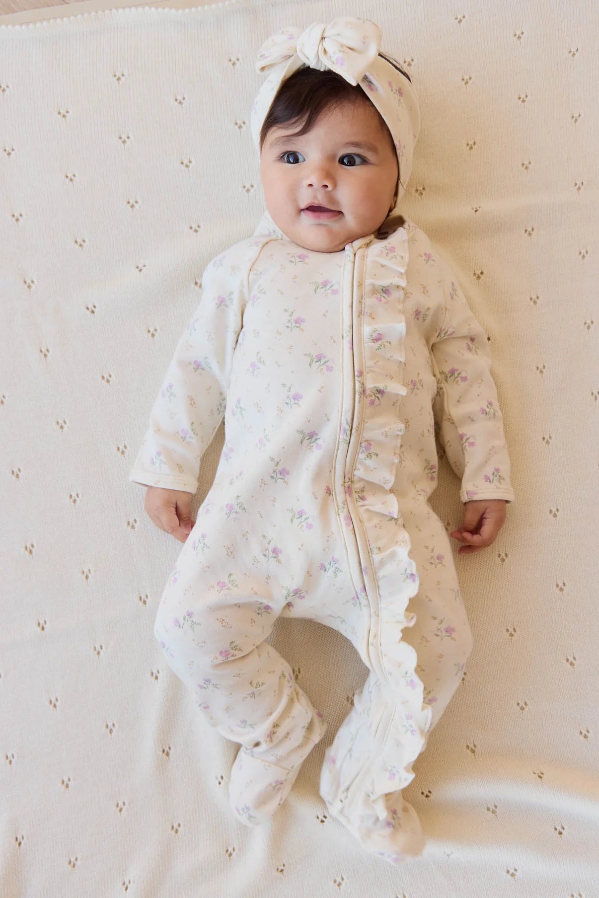 Organic Cotton Melanie Onepiece || Thelma Orchid