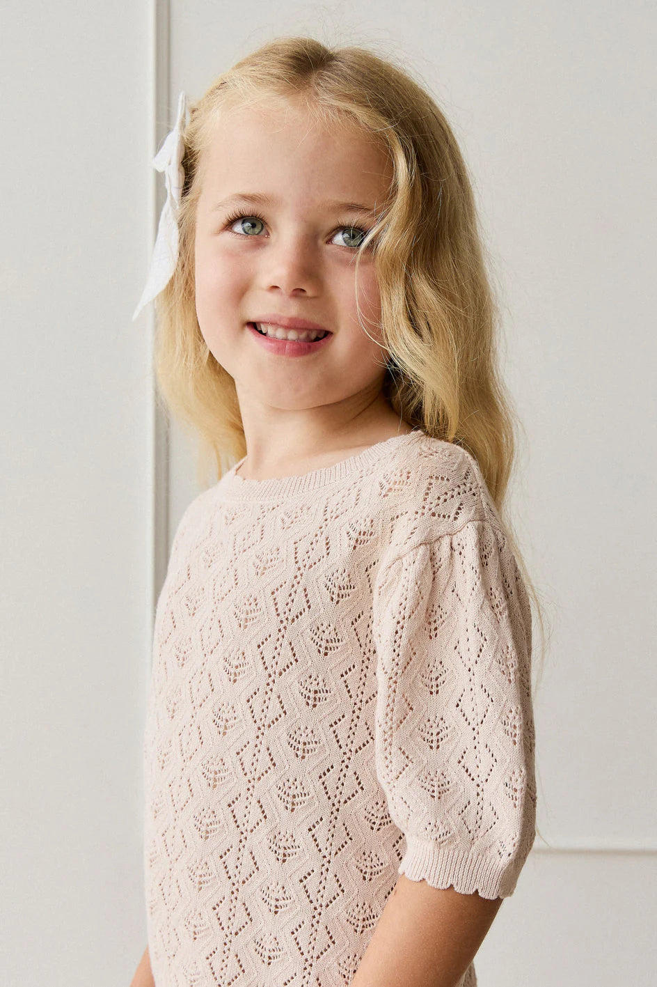 Mila Knitted Top || Dainty Pink