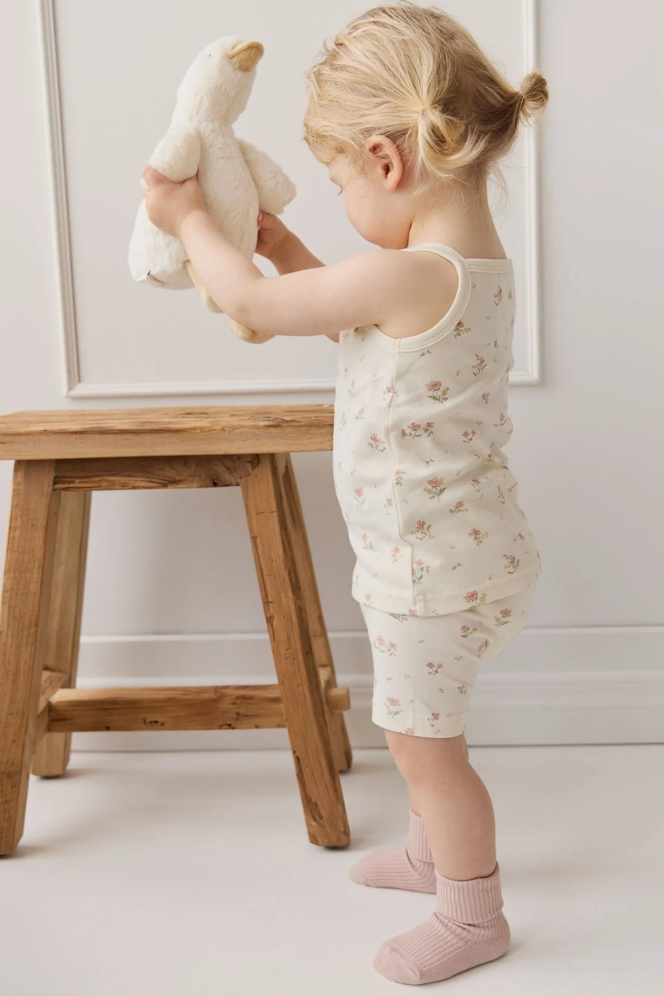 Organic Cotton Casey Top - Emilia Egret