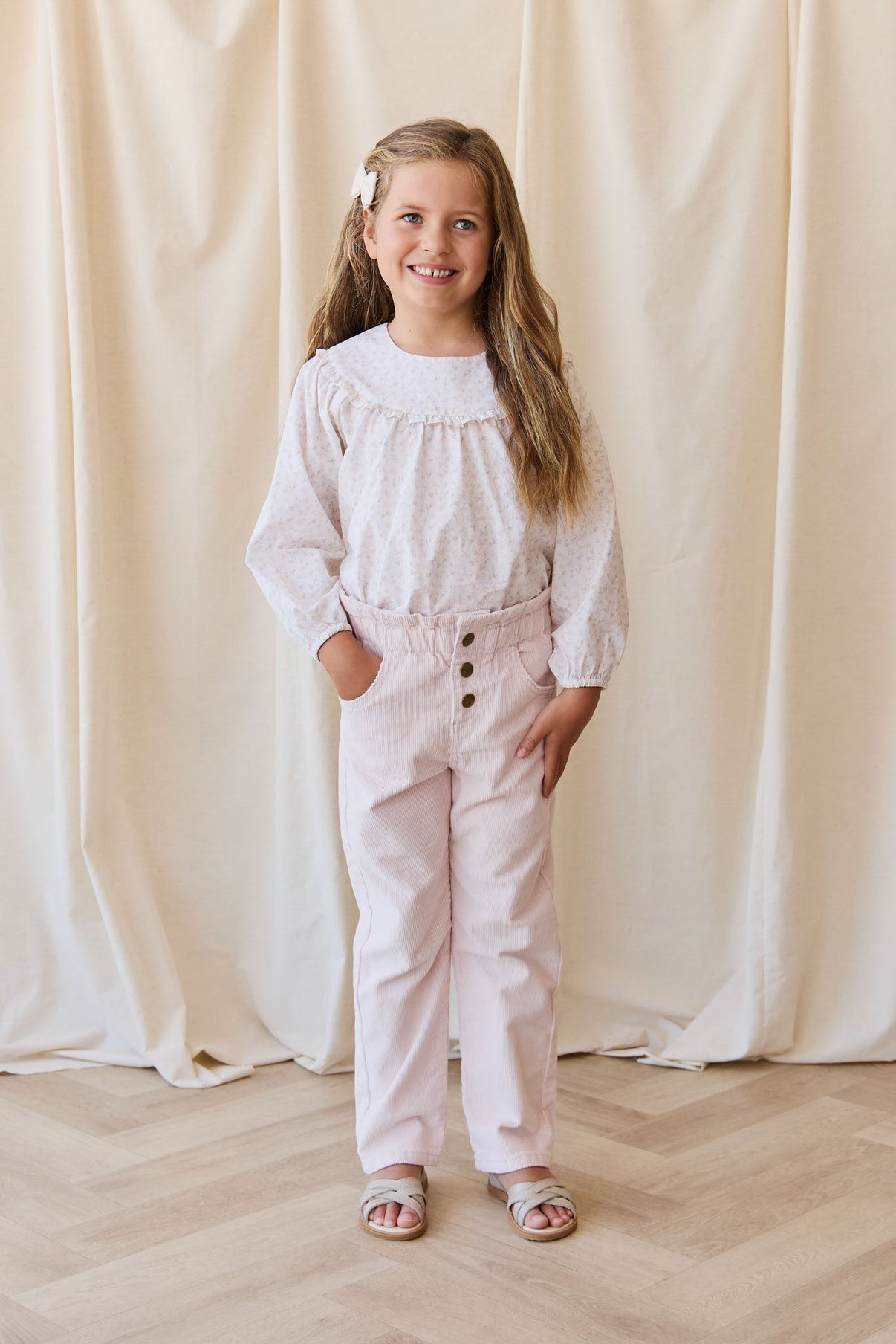 Briella Pant || Soft Misty Rose