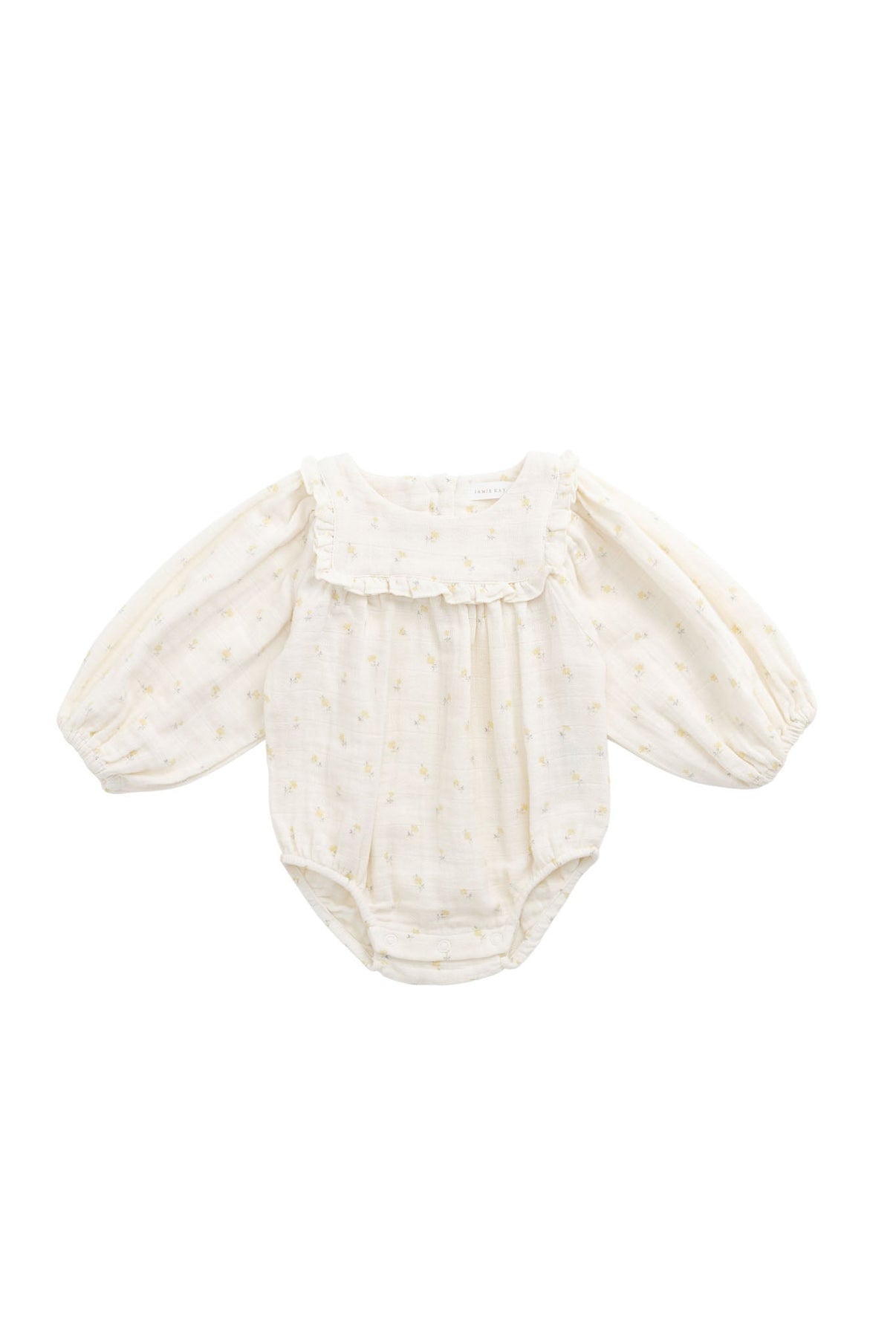 Organic Cotton Muslin Frances Playsuit || Vintage Ditsy