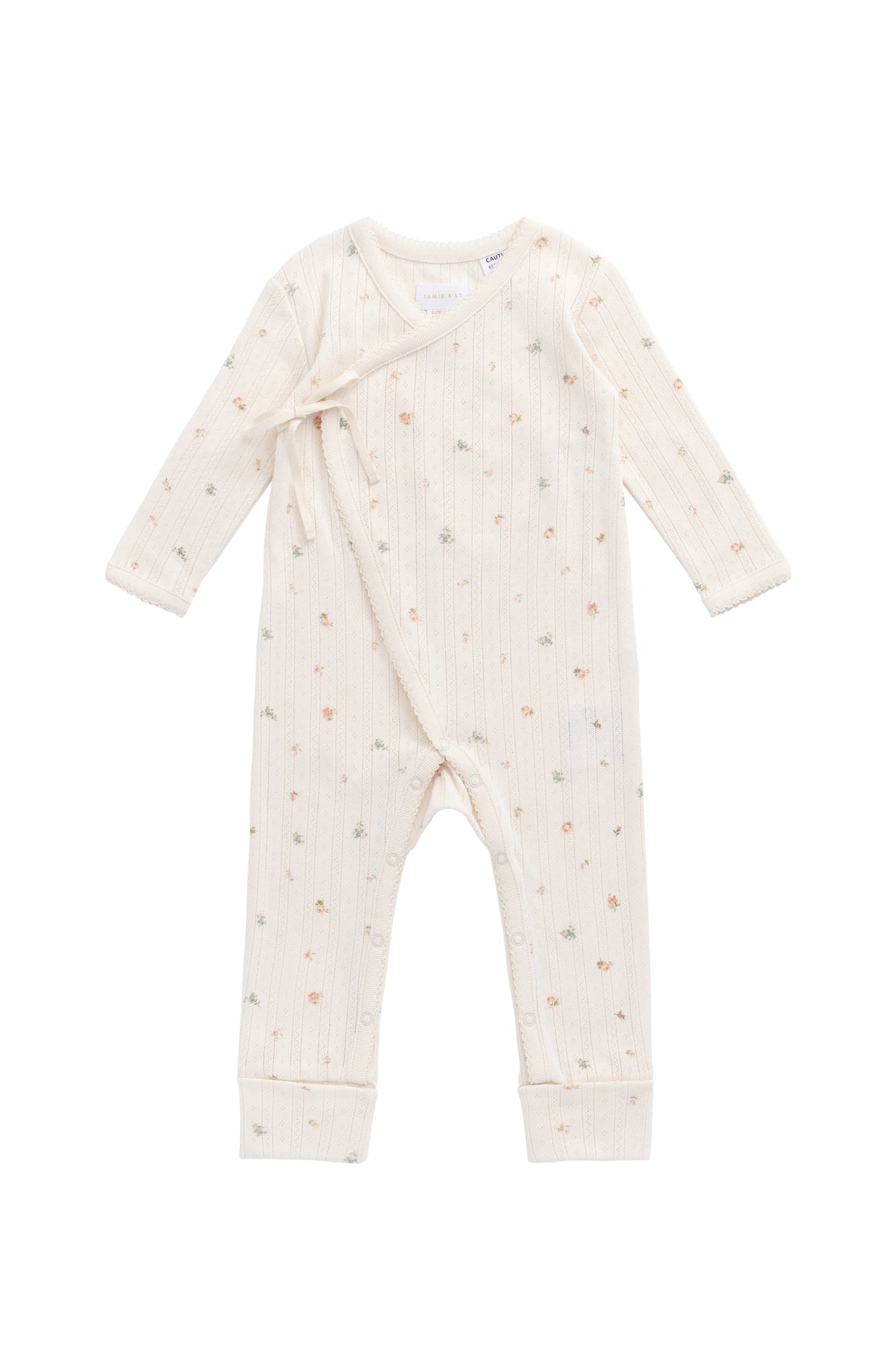 Organic Cotton Pointelle Estelle Onepiece || Sweet Magnolia Simple - LAST 1Y & 2Y