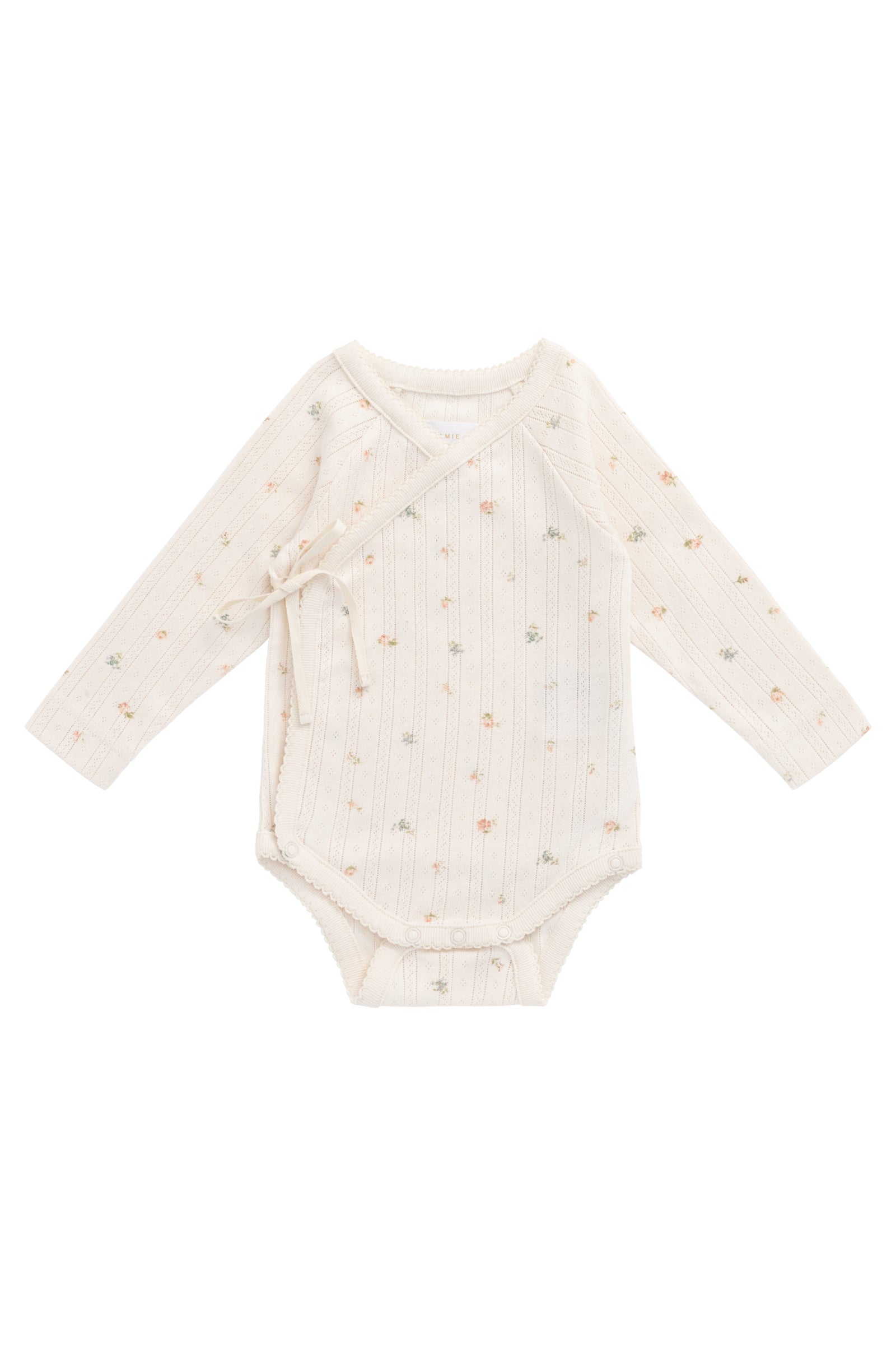 Organic Cotton Pointelle Marina Bodysuit - Sweet Magnolia Simple - LAST 1Y & 2Y