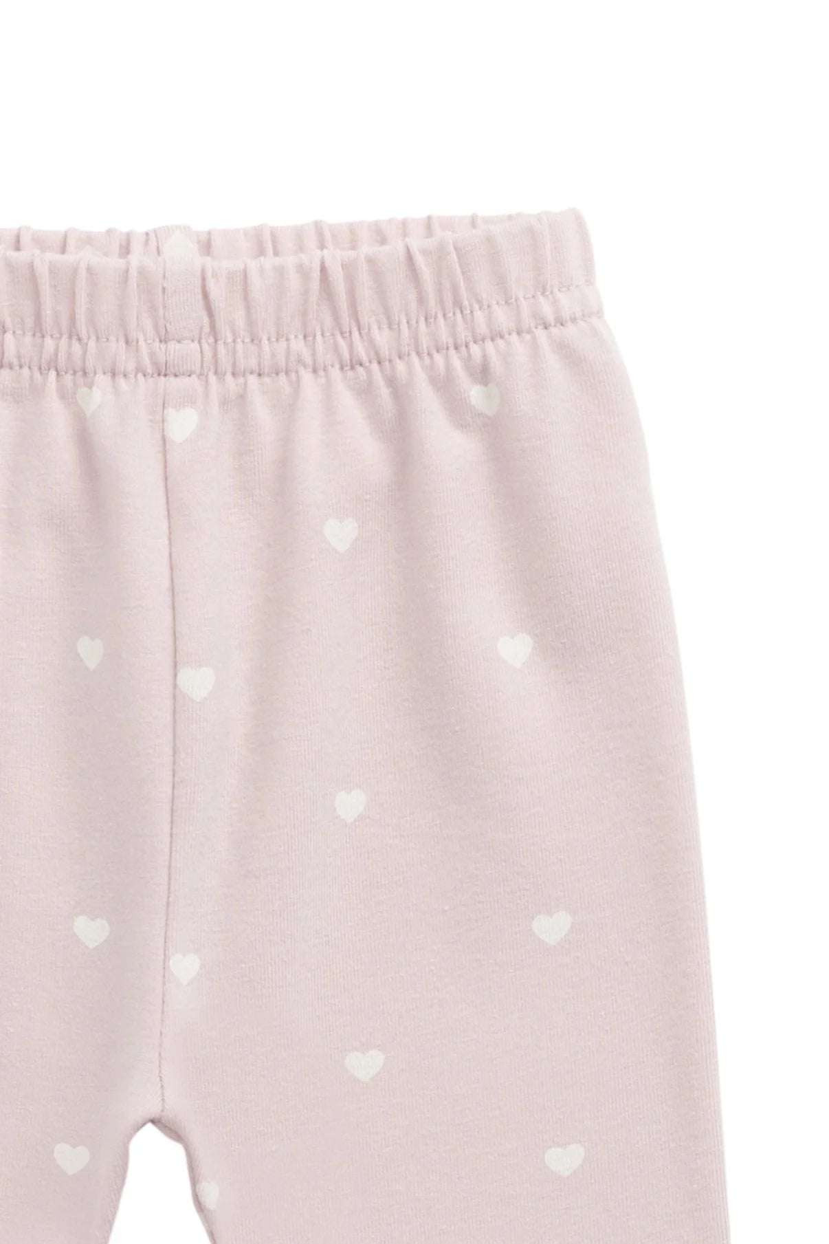 Organic Cotton Everyday Legging || Petite Heart Old Rose