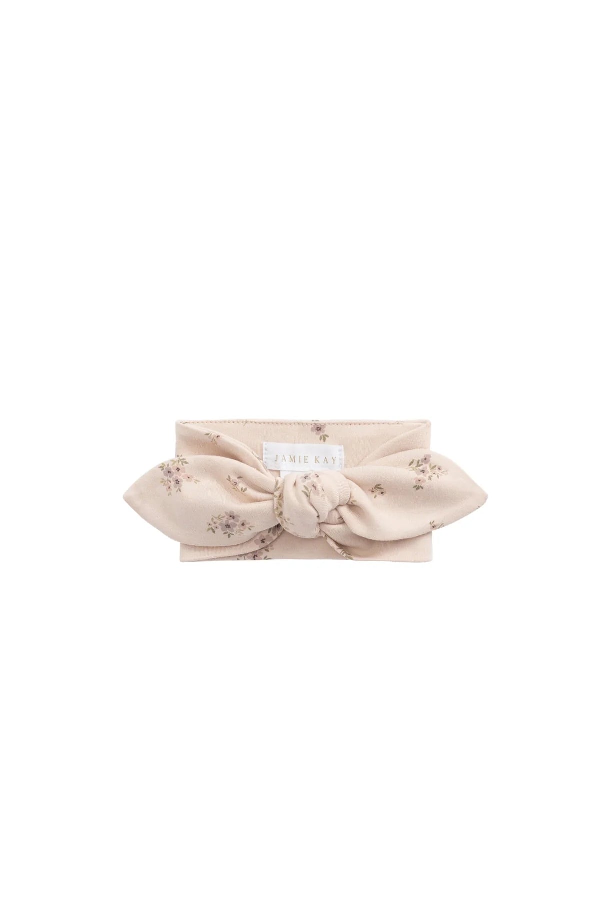 Organic Cotton Headband || Goldie Bouquet Pink Tint