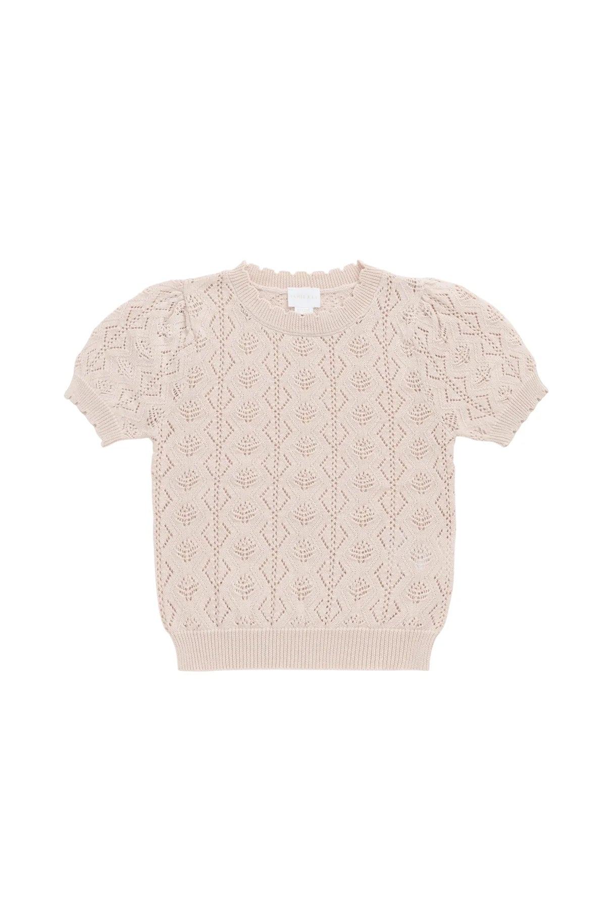 Mila Knitted Top || Dainty Pink