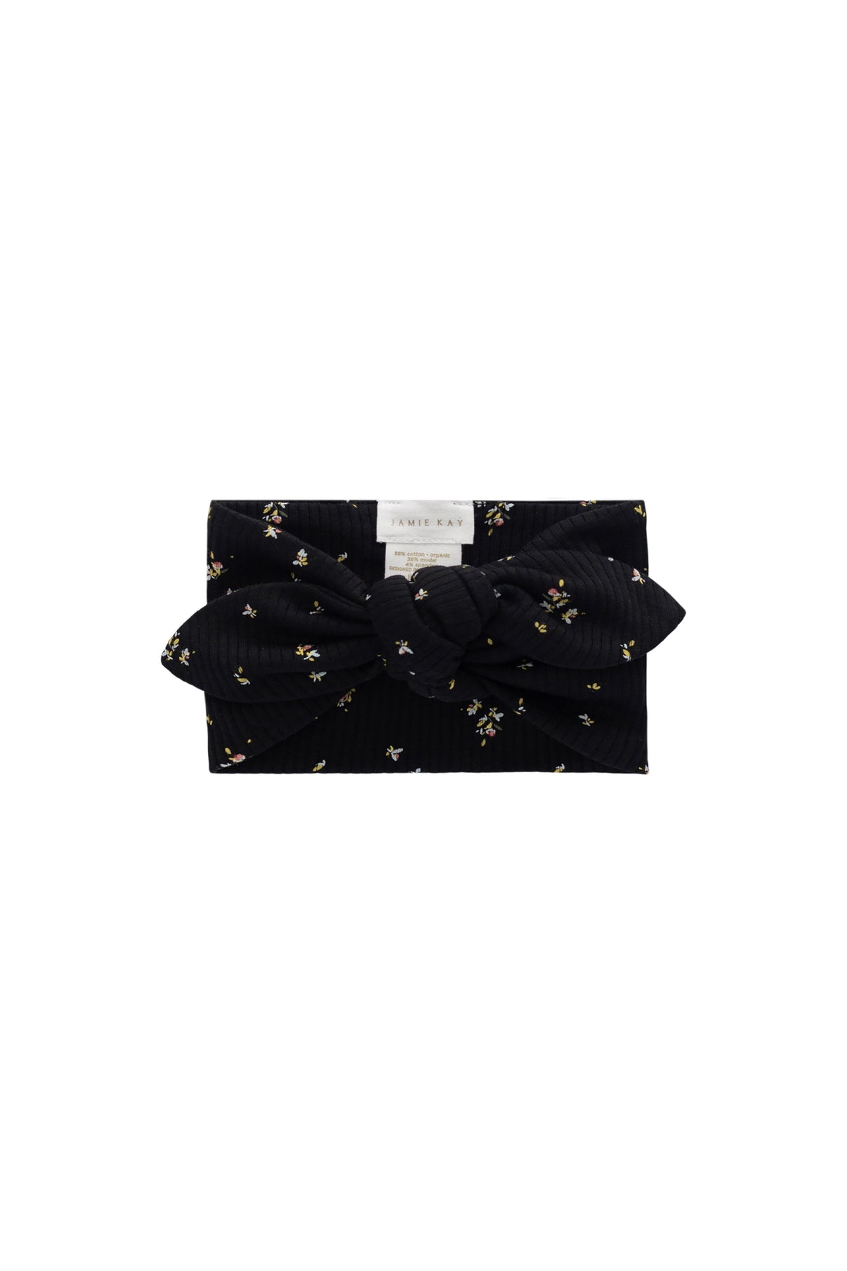 Organic Cotton Modal Headband - Dina Ebony