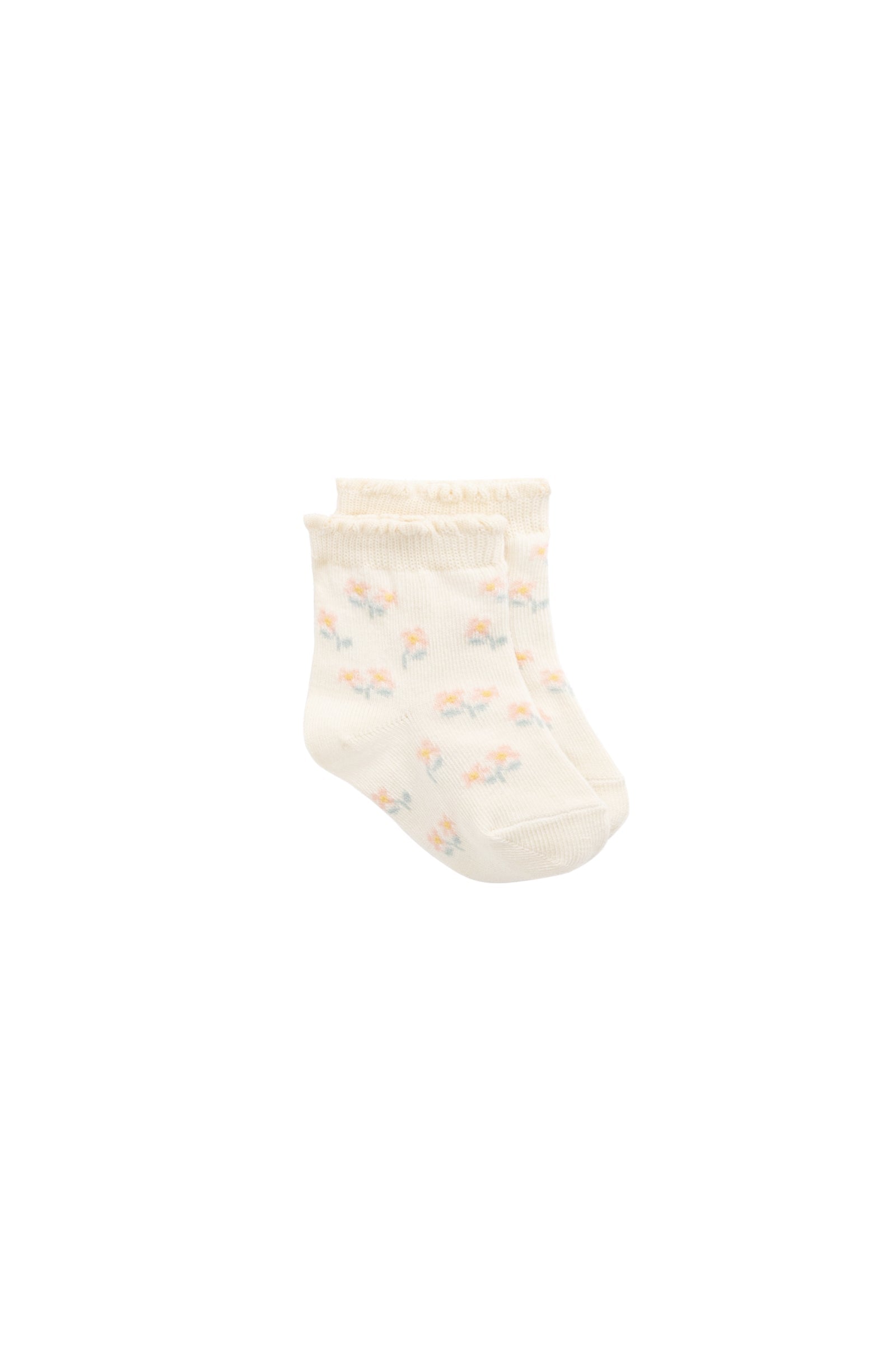 Meadow Jacquard Sock || Larissa Milk