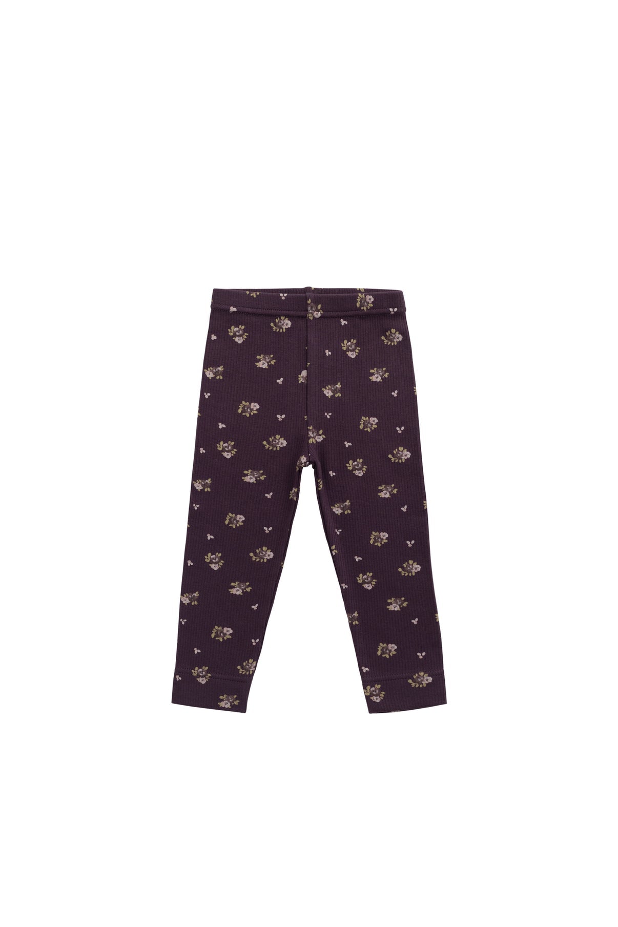 Organic Cotton Fine Rib Legging || Simone Huckleberry