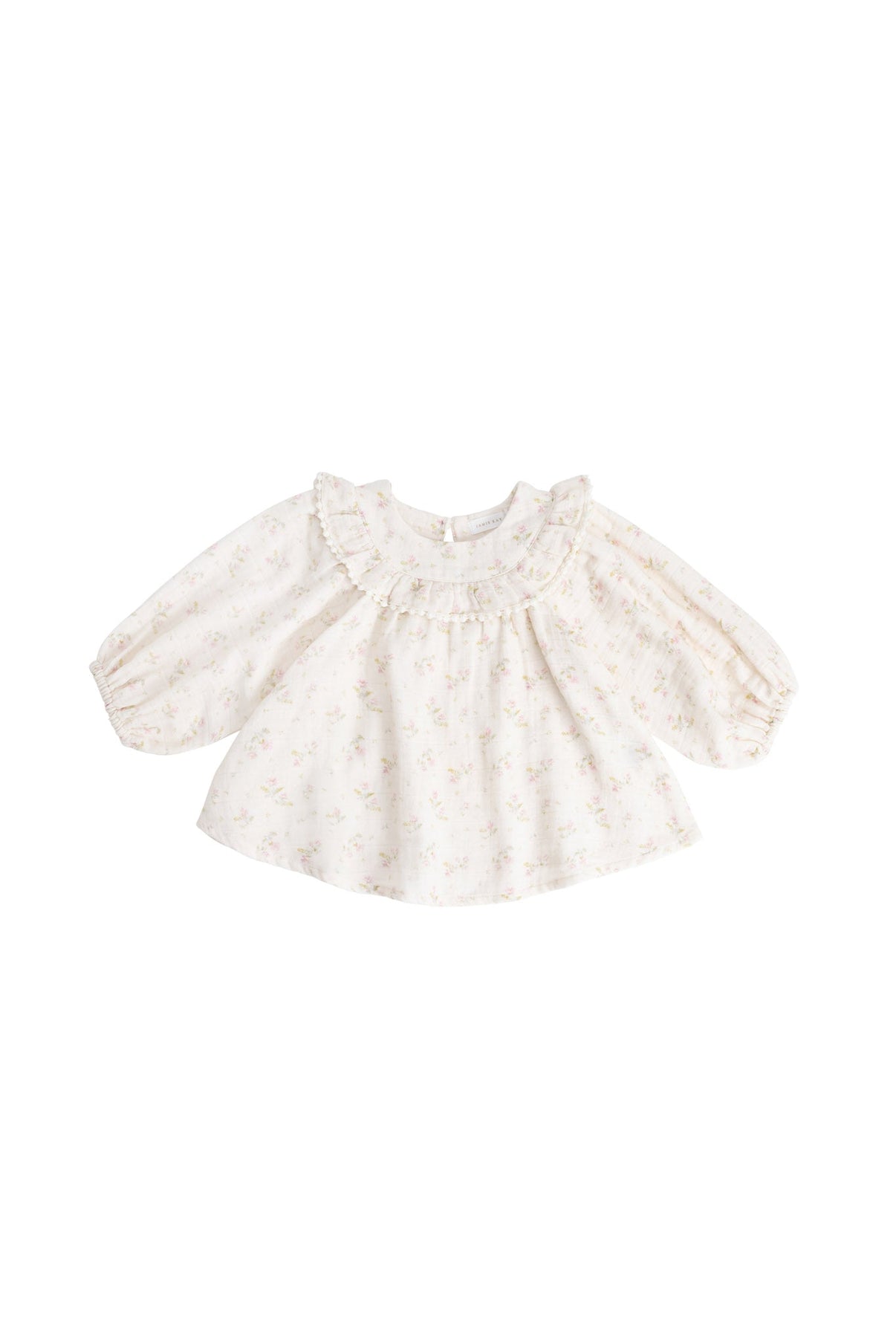 Organic Cotton Muslin Cleo Blouse || Emelia Pink