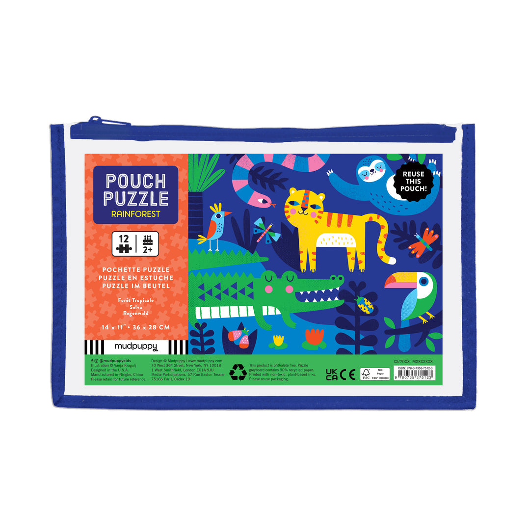 Puzzle 12 Pouch Rainforest