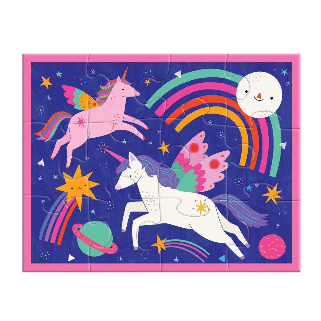 Puzzle 12 Pouch Unicorn Magic