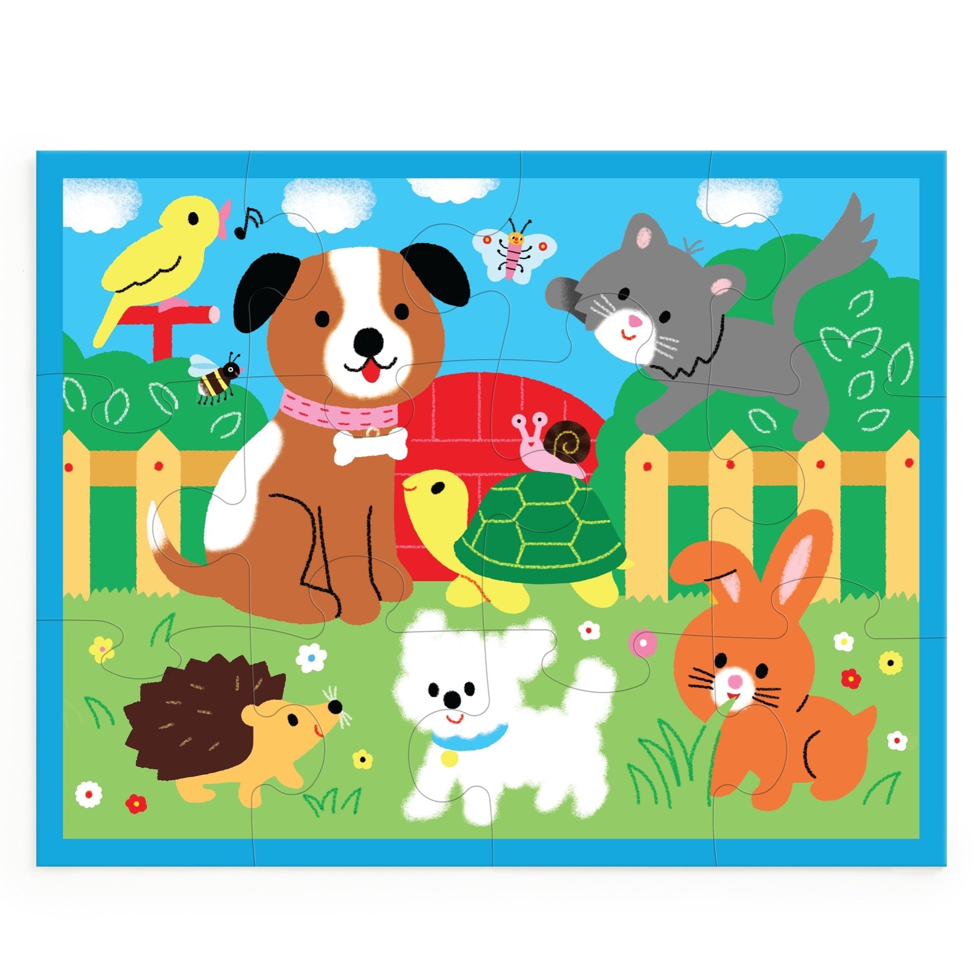 Playful Pets 12 Piece Pouch Puzzle