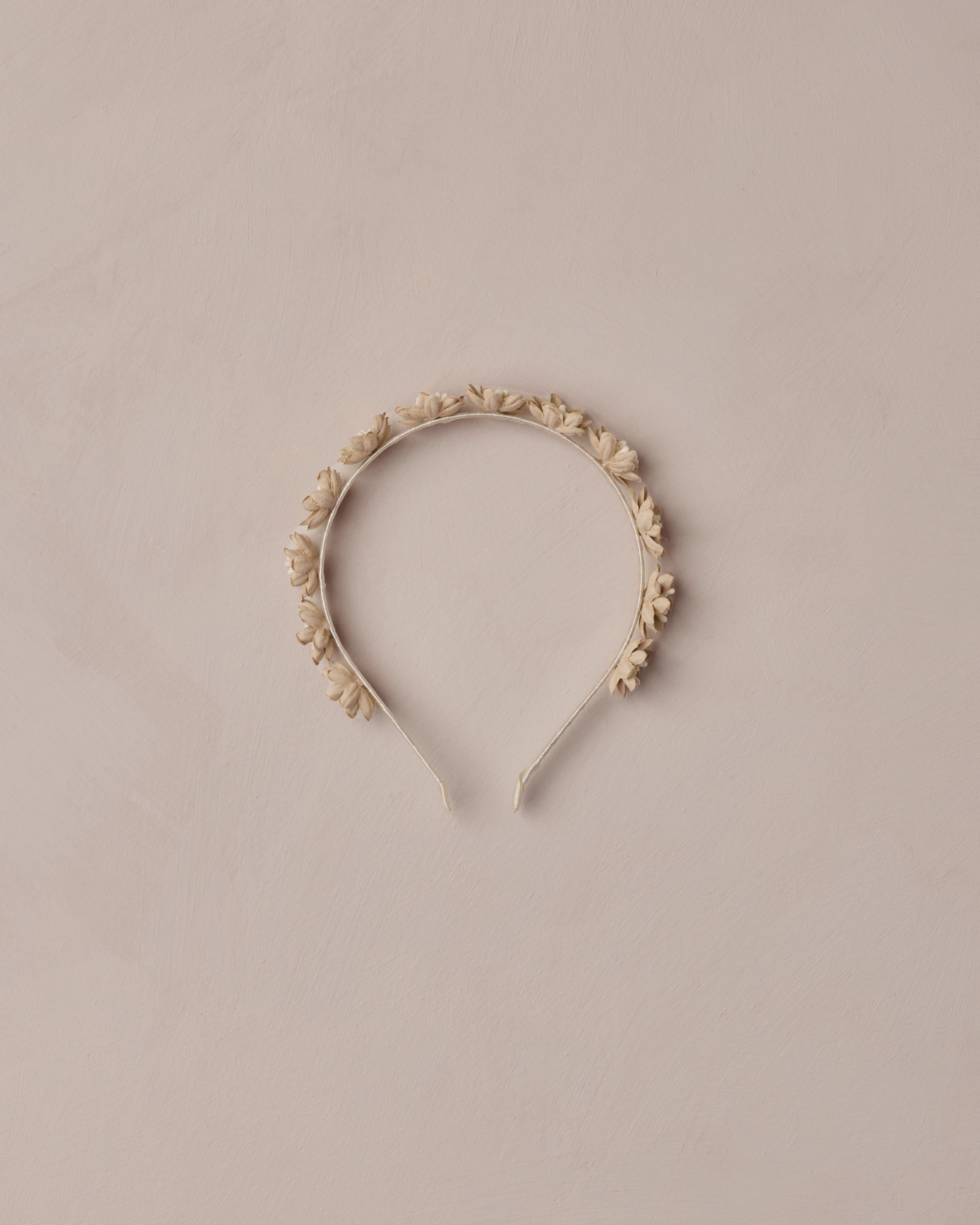 Floral Headband || Ecru