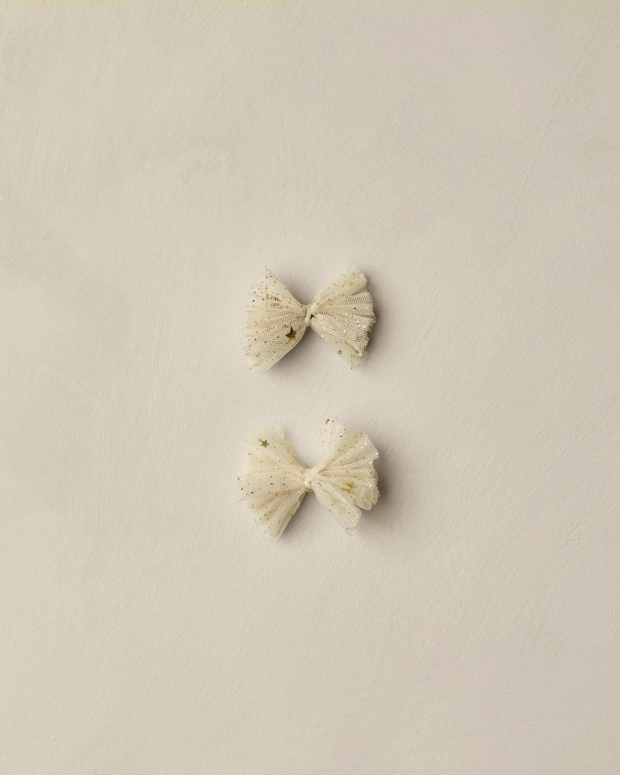 Flutter Tulle Clips || Champagne Stars