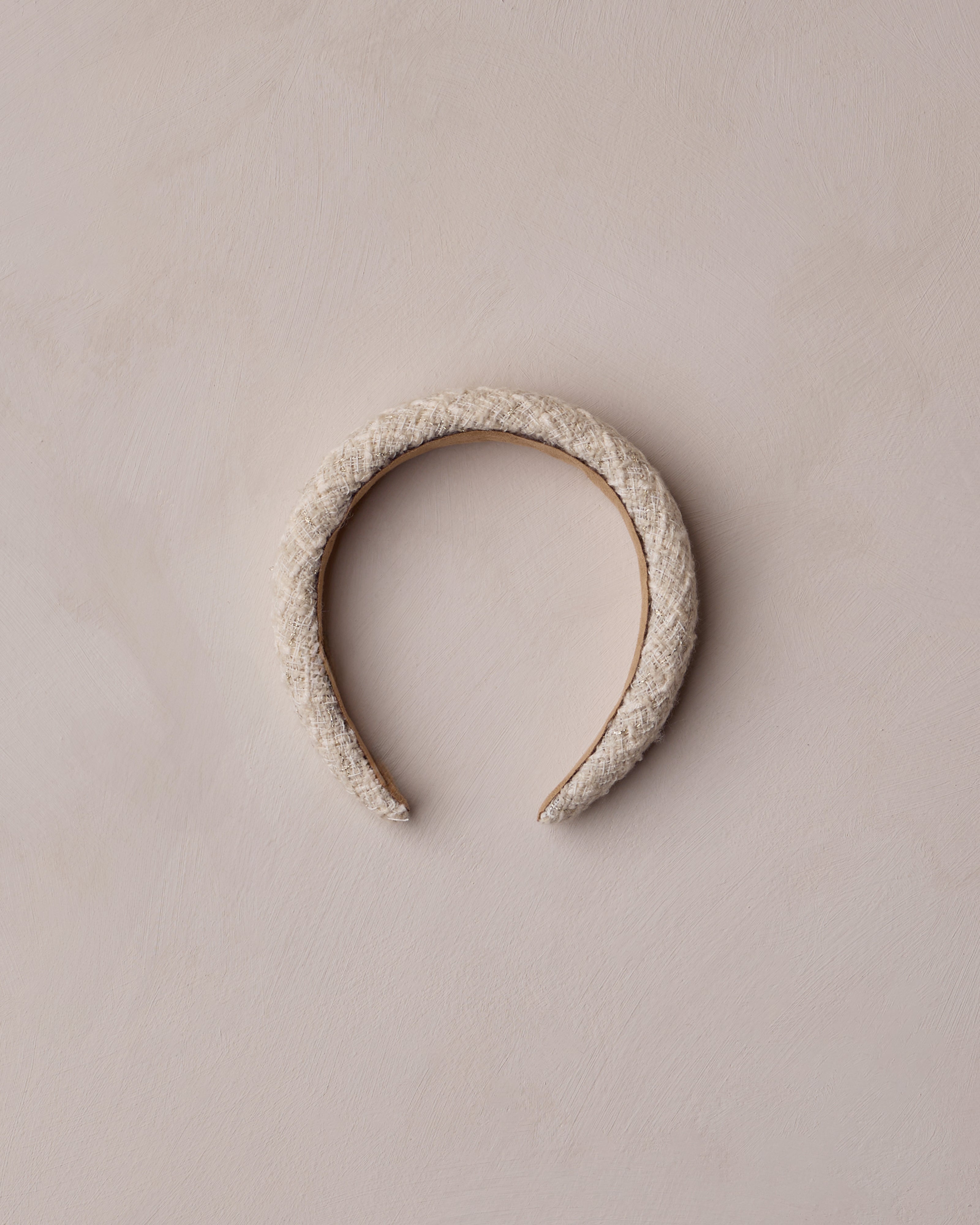 Padded Headband || Ecru
