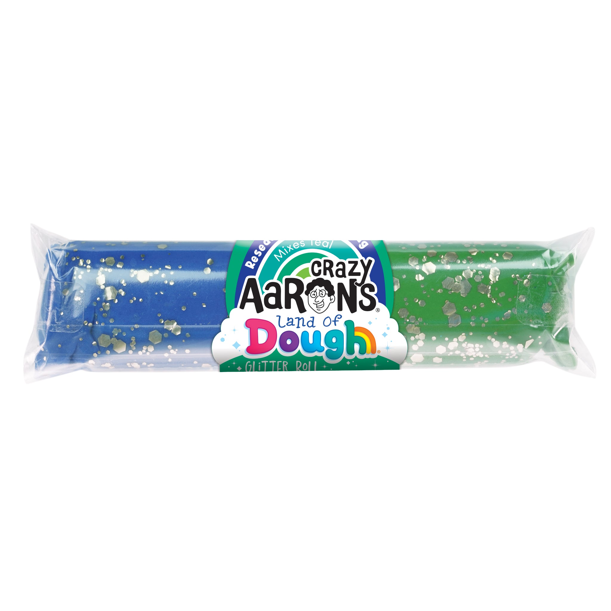Land of Dough Glitter Roll || Green/Blue