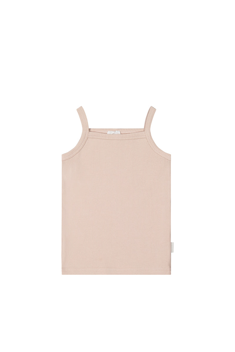 Organic Cotton Fine Rib Singlet || Pillow