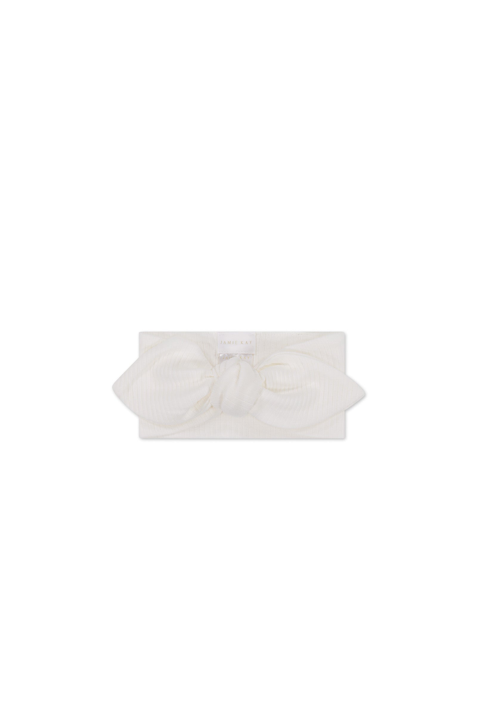 Organic Cotton Modal Lilian Headband - Milk