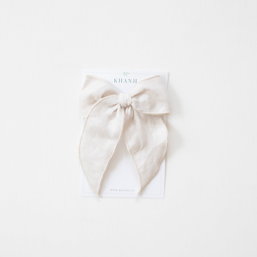 Perfectly Pale | Oversized Whimsical Bow