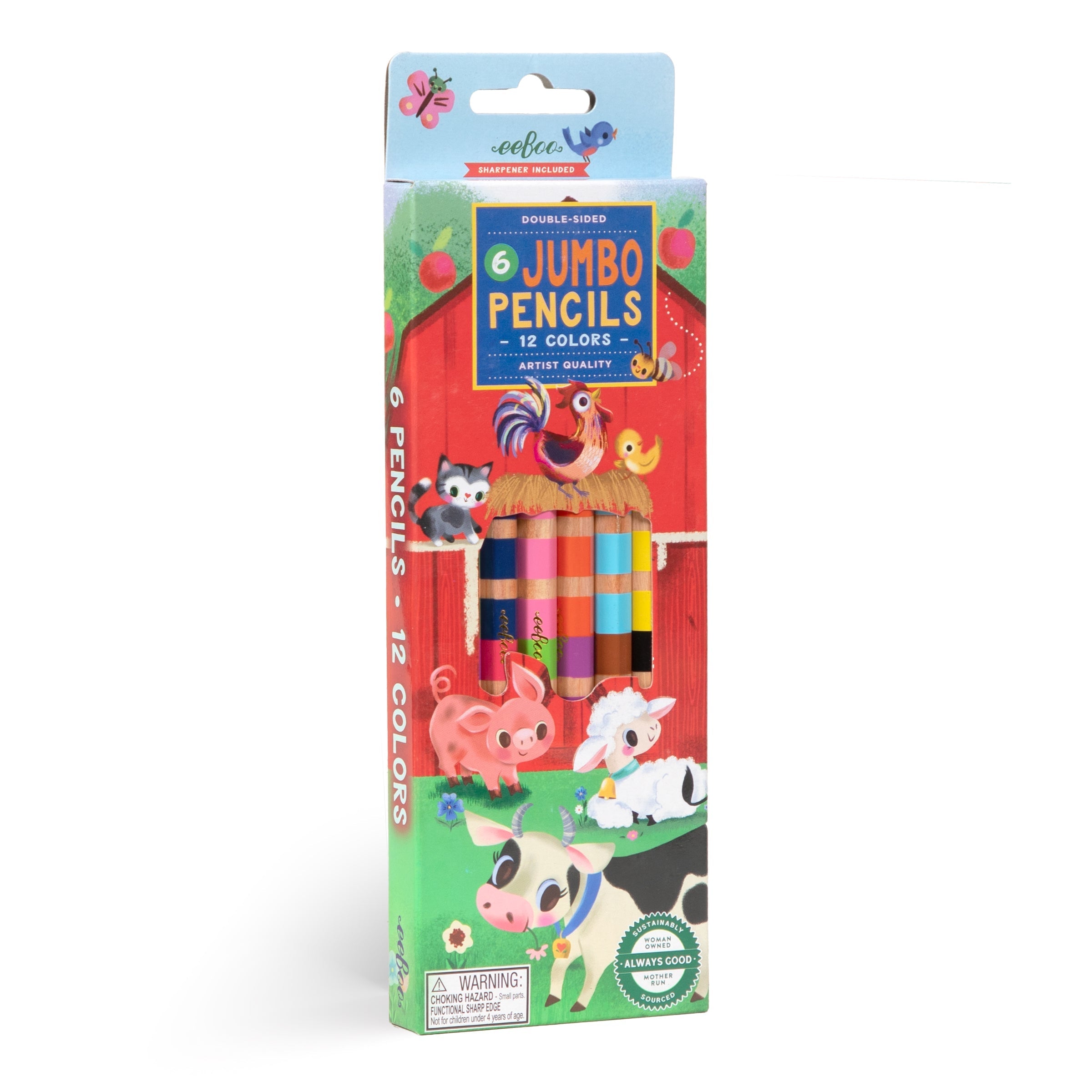 Little Farm Jumbo Double Pencils